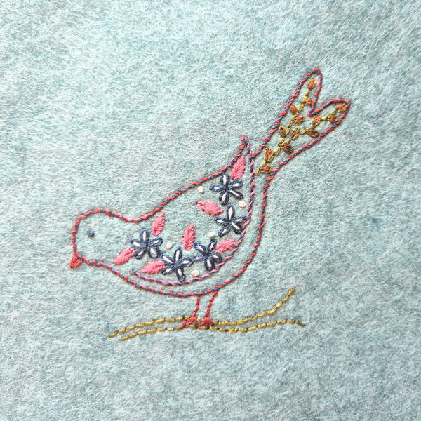Birds Stick and Stitch Embroidery