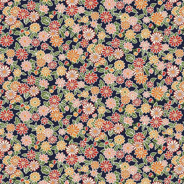 Liberty - Arthurs Garden Charming Chrysanthemums - Cotton Fabric