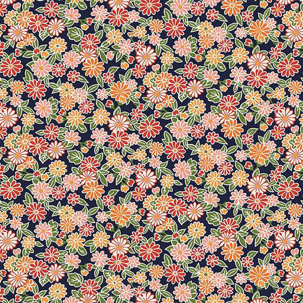 Liberty - Arthurs Garden Charming Chrysanthemums - Cotton Fabric