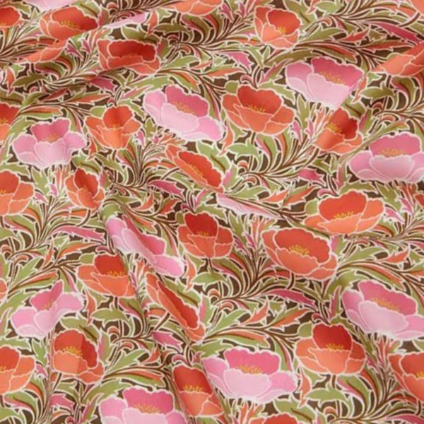 Liberty Tana Lawn Fabric - Poppy Canopy