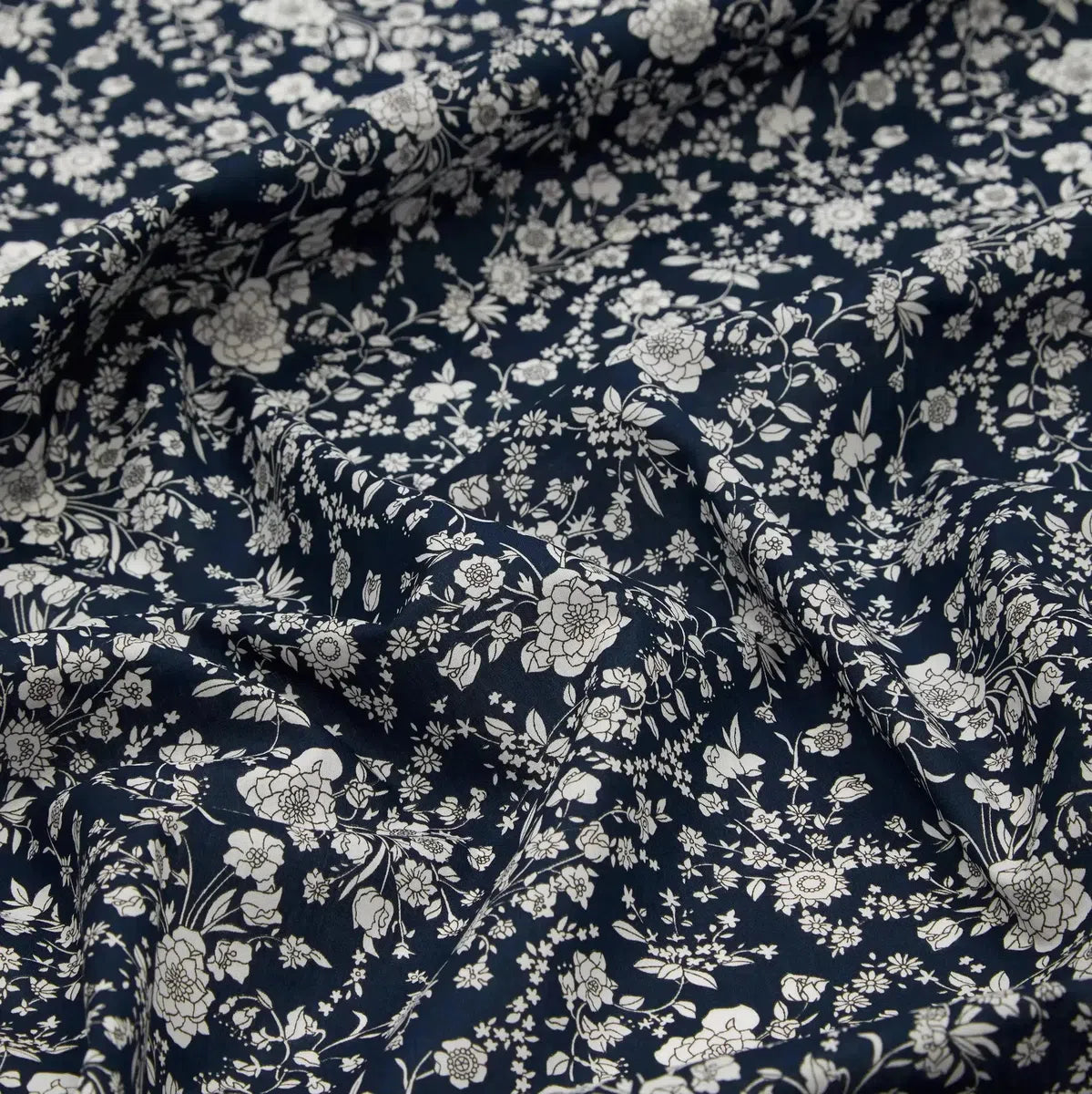 Liberty Tana Lawn Fabric - Summer Blooms Blue