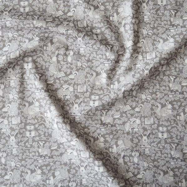 Liberty Tana Lawn Fabric - Woodland Library Grey