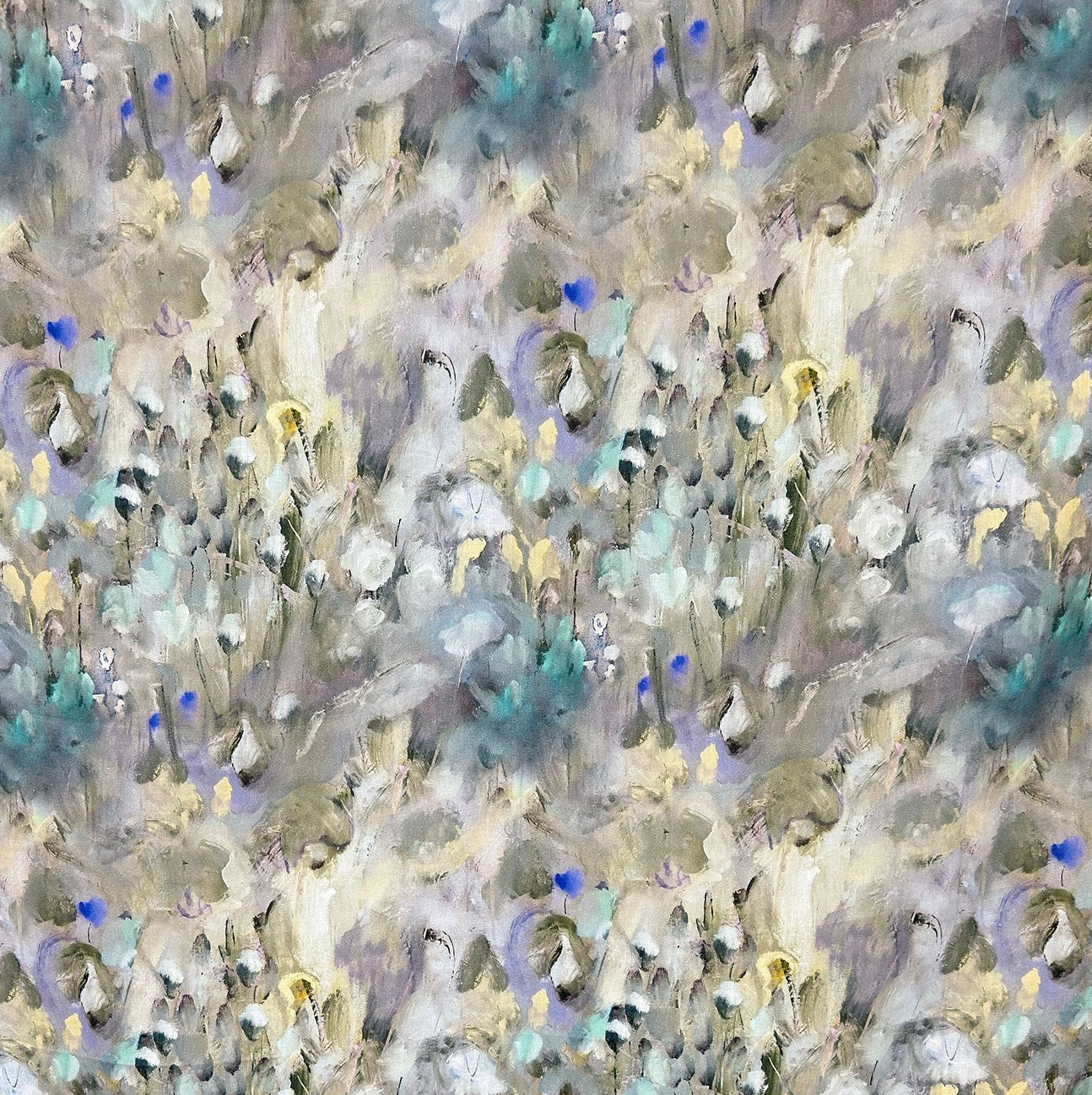 Linen - Teal Abstract