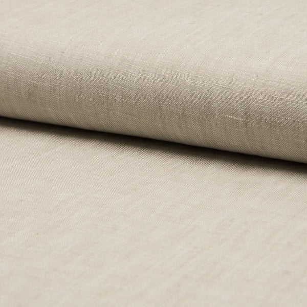 Linen Plain Weave Fabric - Natural