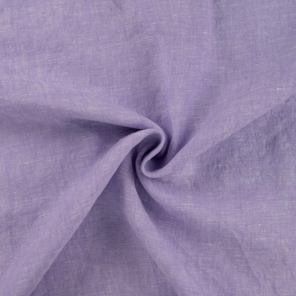 Linen Plain Weave Fabric - Violet