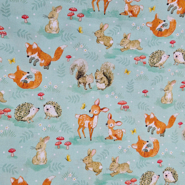 From Little Acorns - Animals - Cotton Fabric