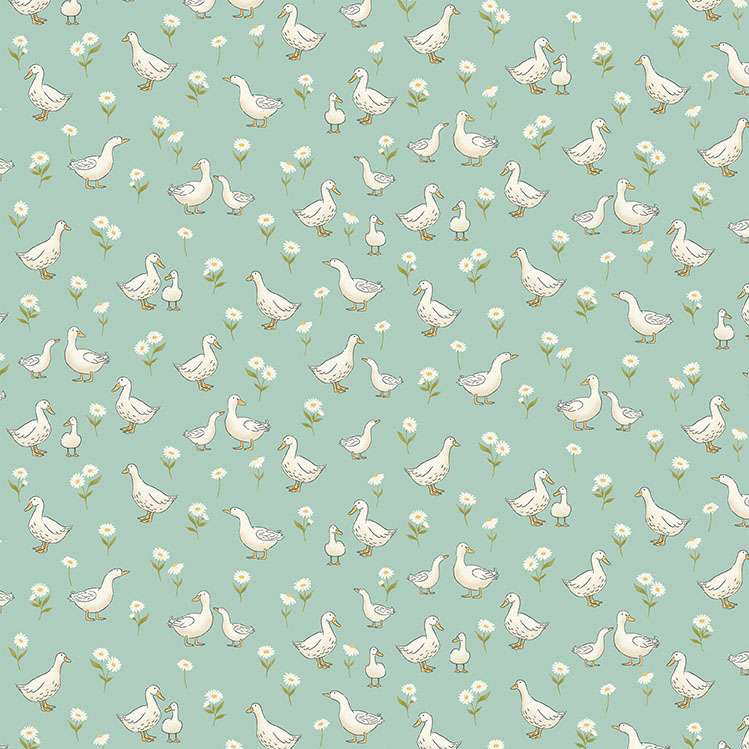 Little Ones - Ducks - Cotton Fabric