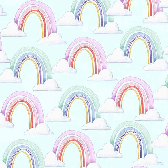 Make Believe - Rainbow Dreams Cloud - Cotton Fabric