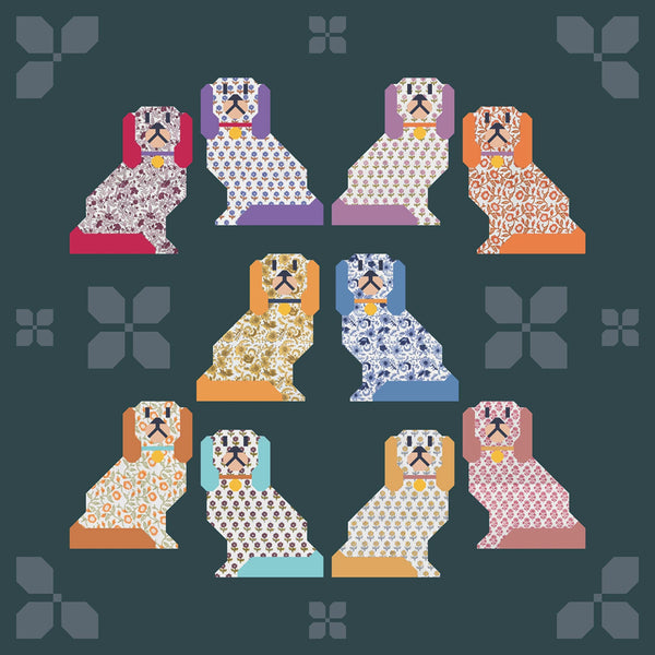 Mantel Dogs Quilt Pattern