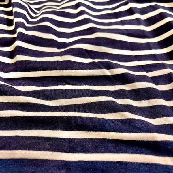 French Terry Fabric - Bamboo Mariner