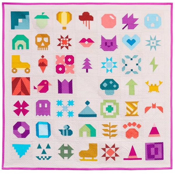 Mini Block Sampler Quilt Pattern Book