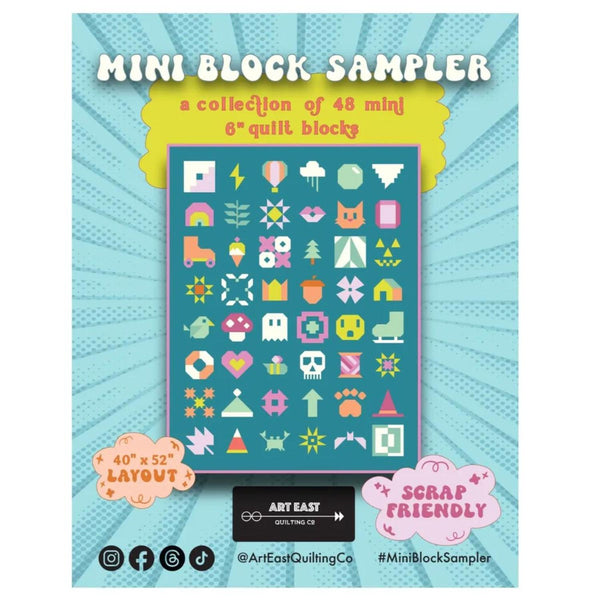 Mini Block Sampler Quilt Pattern Book