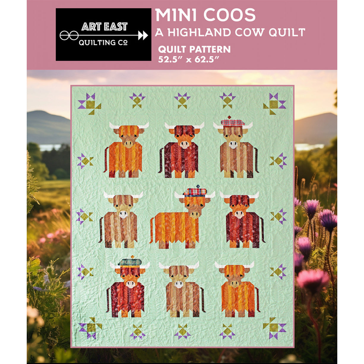 Mini Coos: A Highland Cow Quilt Pattern