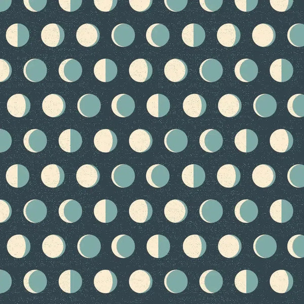 Moonbeam Dreams - Moon Phase Night - Cotton