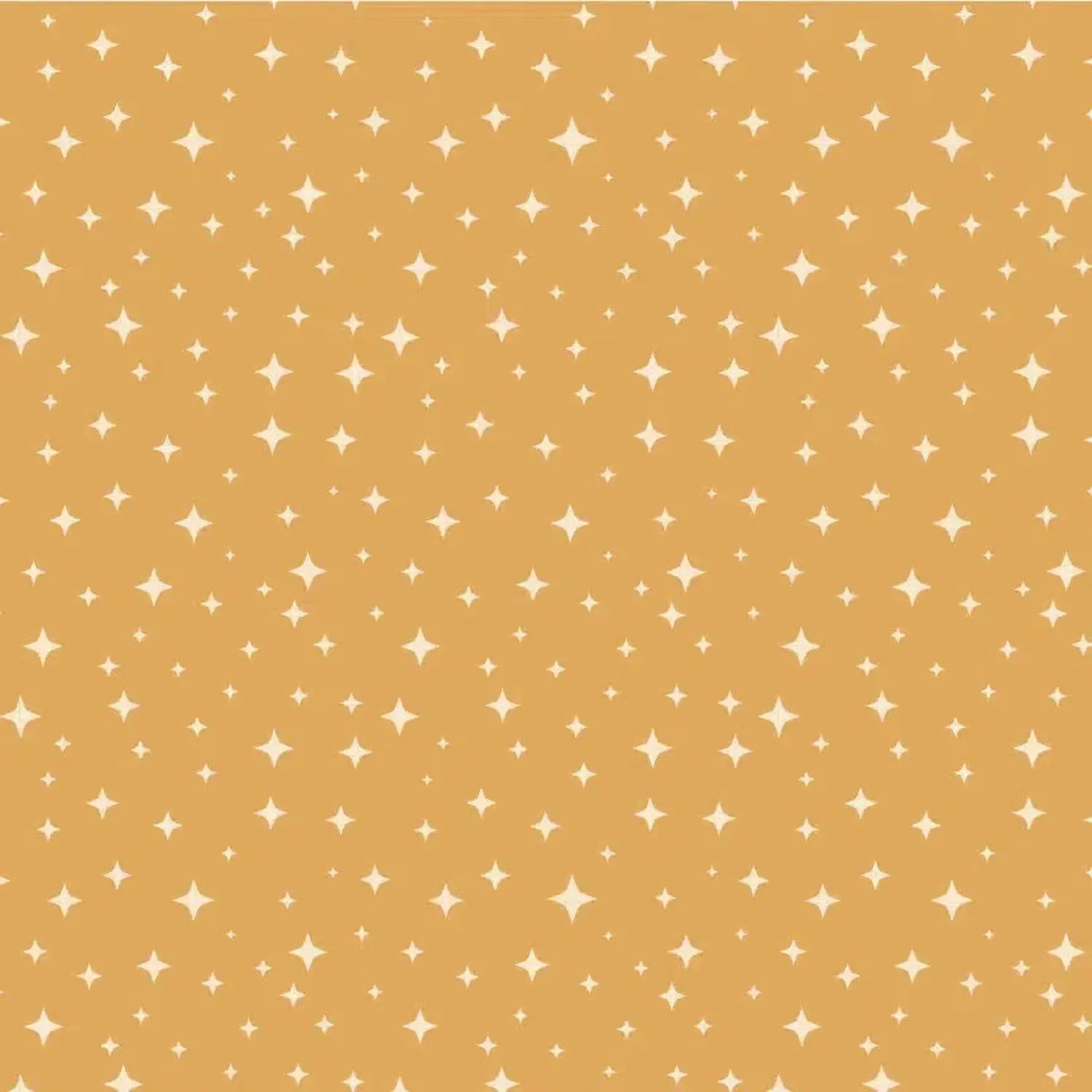 Moonbeam Dreams - Star Bright Yellow - Cotton