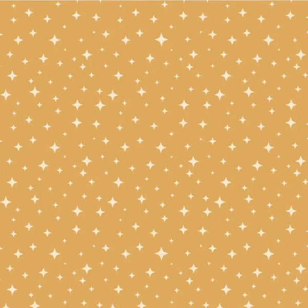 Moonbeam Dreams - Star Bright Yellow - Cotton