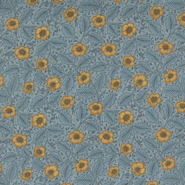 Morris Manor - Antipodes Florals Sky - Cotton Fabric