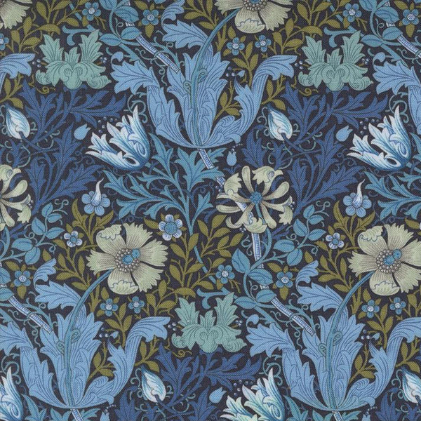 Morris Manor - Compton Florals Twilight - Cotton Fabric