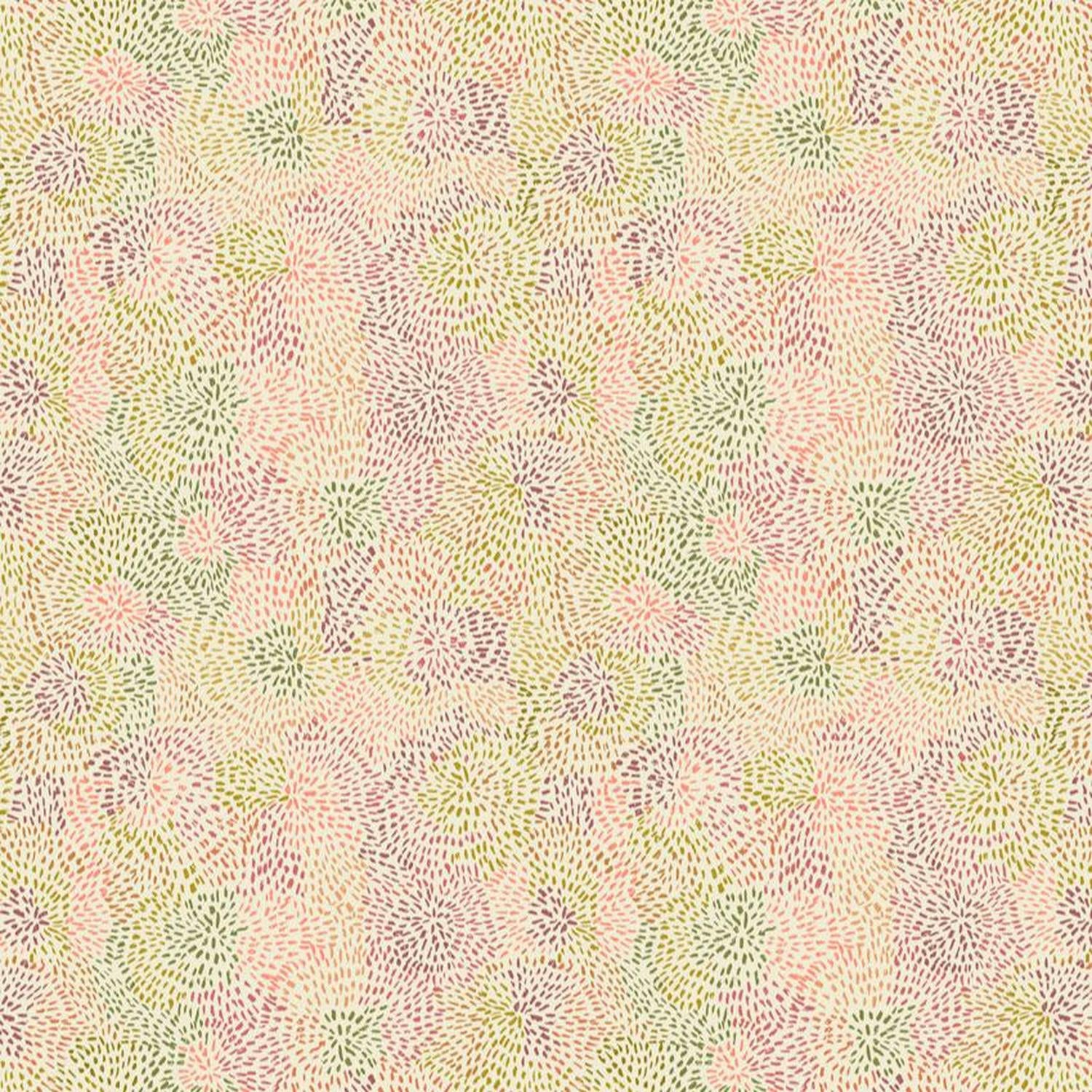 Nature Trail - Moss Texture Greens - Cotton Fabric