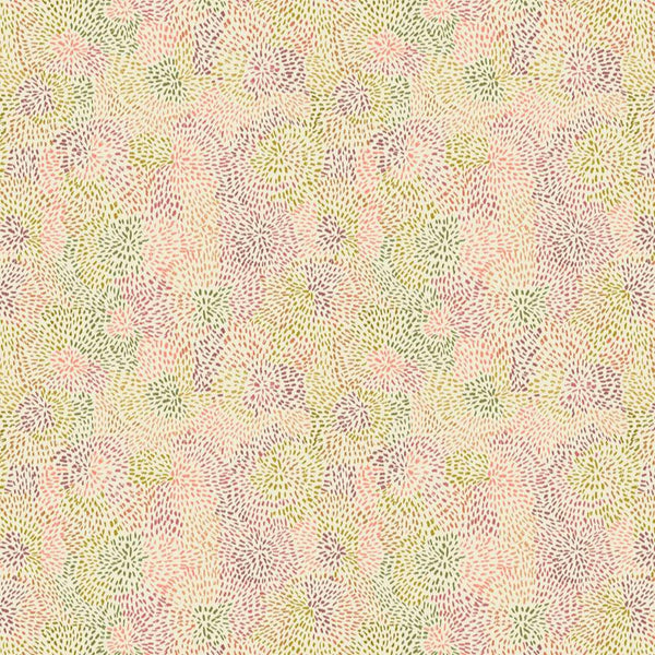 Nature Trail - Moss Texture Greens - Cotton Fabric