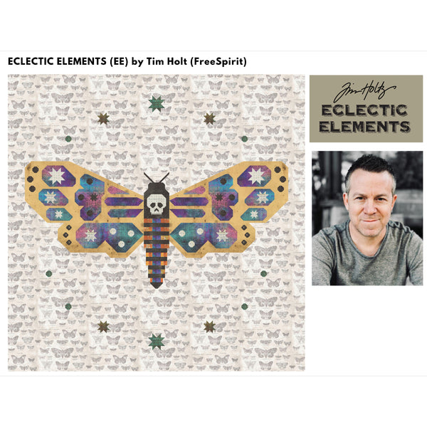 Night Flutter – A Death’s-Head Hawkmoth Quilt Pattern