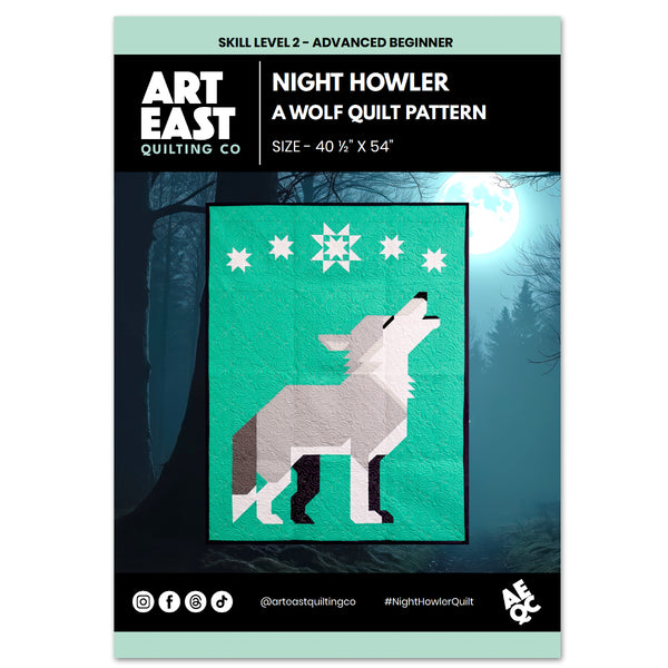Night Howler - A Wolf Quilt Pattern