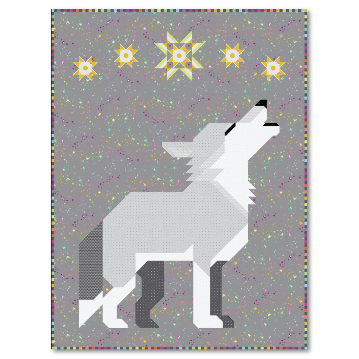 Night Howler - A Wolf Quilt Pattern