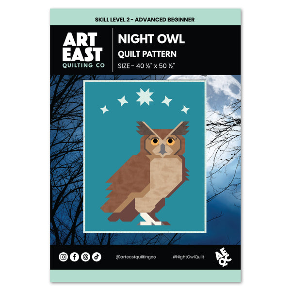 PRE-ORDER New! - Night Owl Quilt Pattern