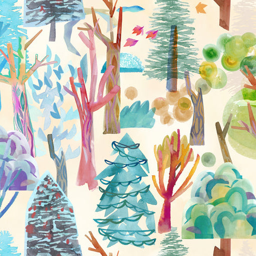 Northern Brights - Cloud Forest - Cotton Fabric