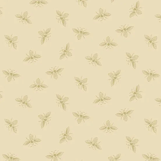 Petite Beehive - Vanilla Bee - Cotton Fabric