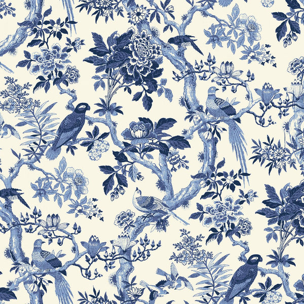 Porcelain Blue Byrd - 108" wide fabric
