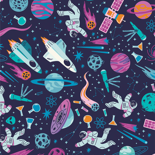 Rocket Science - Intergalactic - Cotton Fabric