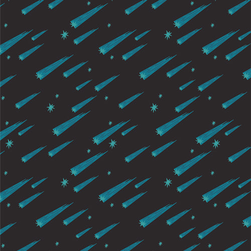 Rocket Science - Shooting Stars - Cotton Fabric