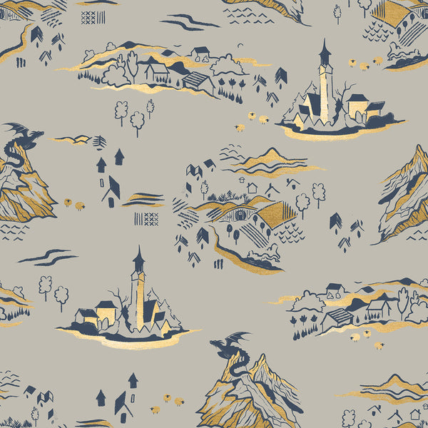 Fireglow by Ruby Star - Mountain Village Oyster - Cotton Fabric