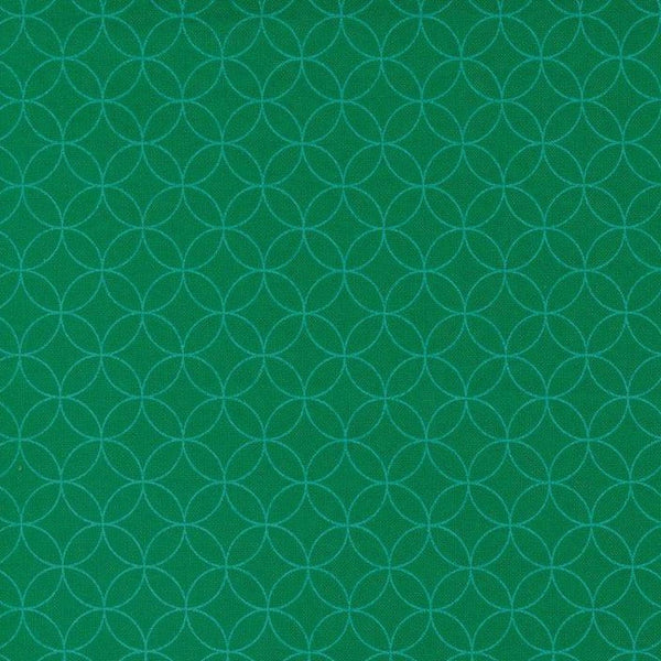 Rainbow Spice - Emerald Cotton Fabric