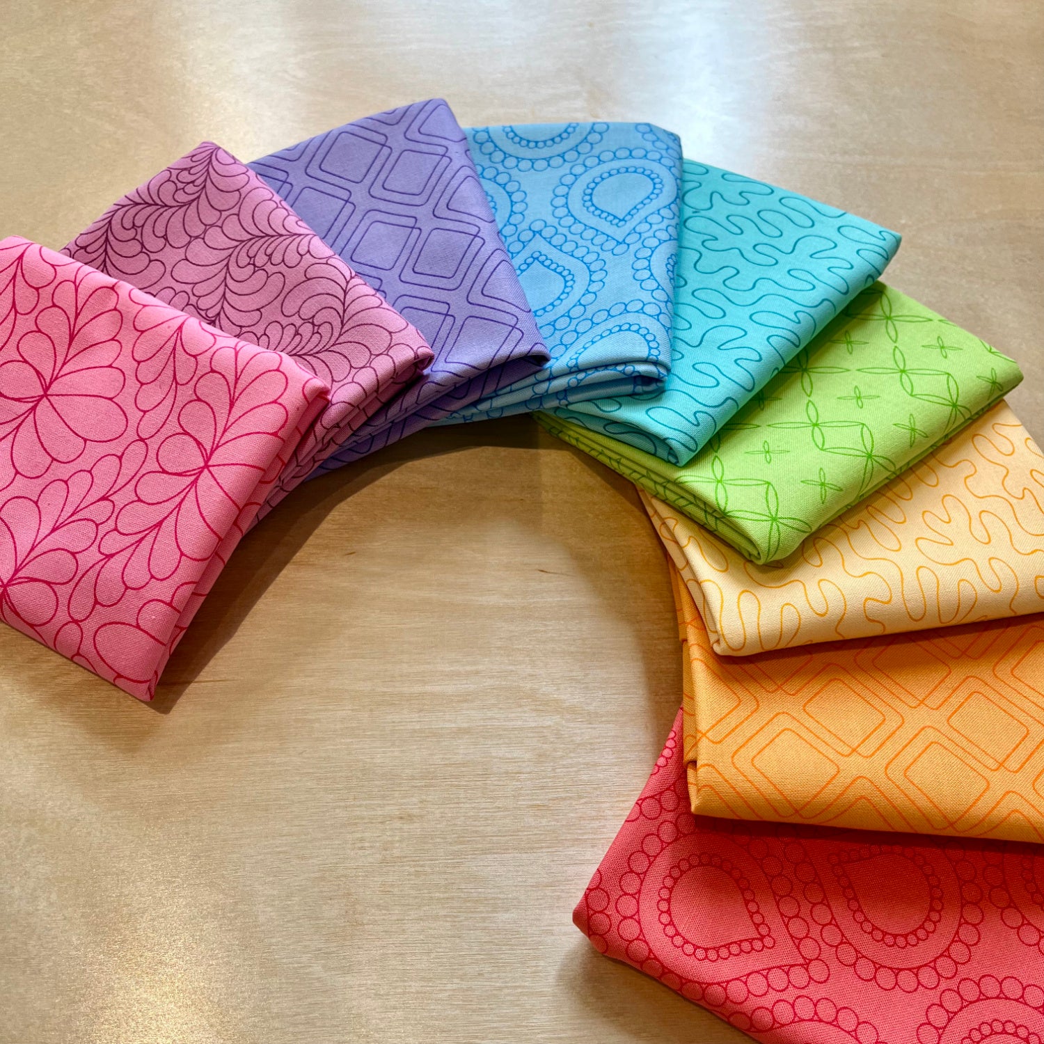 Fat Quarter Bundle - Rainbow Sherbet