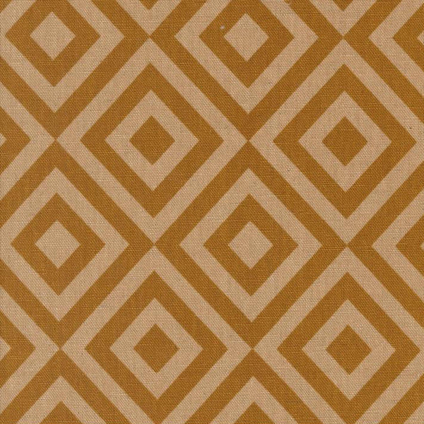 Rainier Glacier Peak - Linen Canvas Fabric