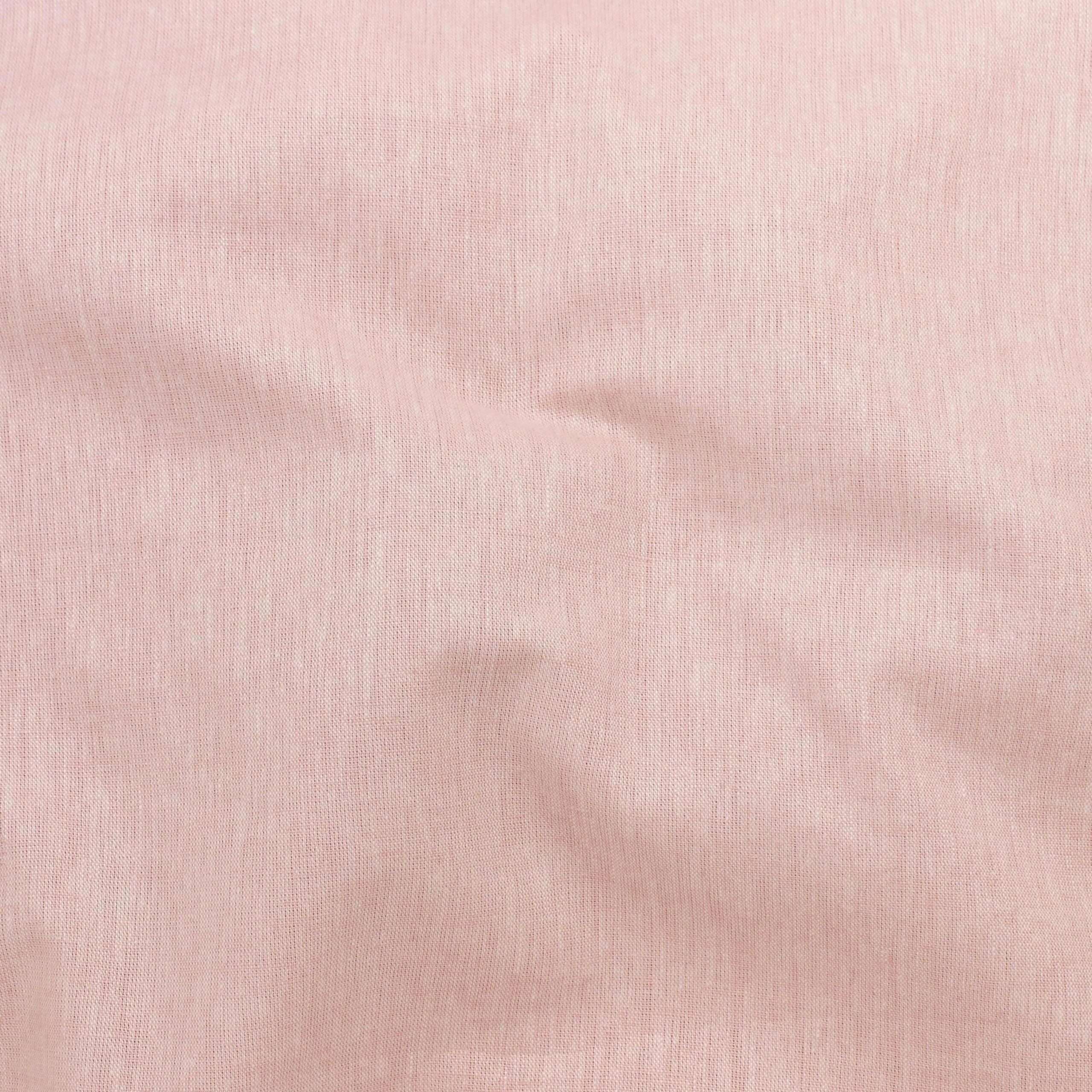 Yarn Dye Linen Fabric - Peony Pink