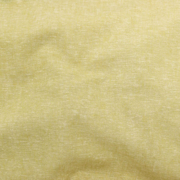Yarn Dye Linen Fabric - Lemon