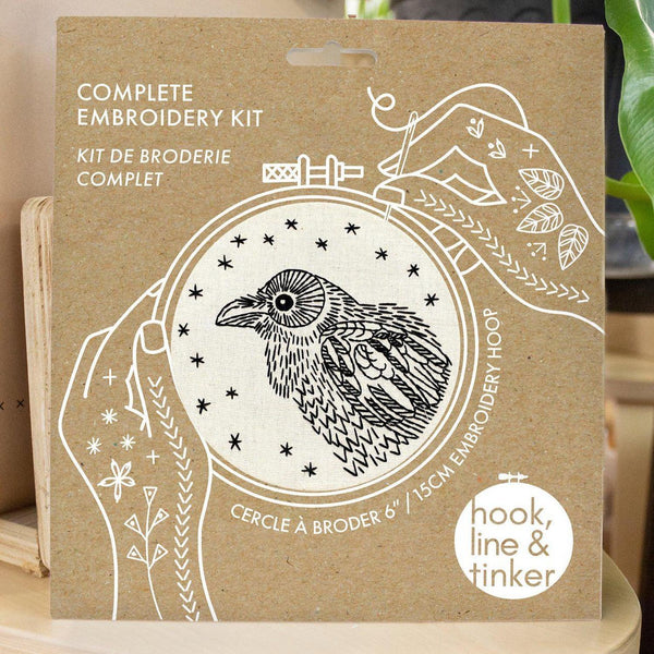 Raven Nevermore - Full Embroidery Kit