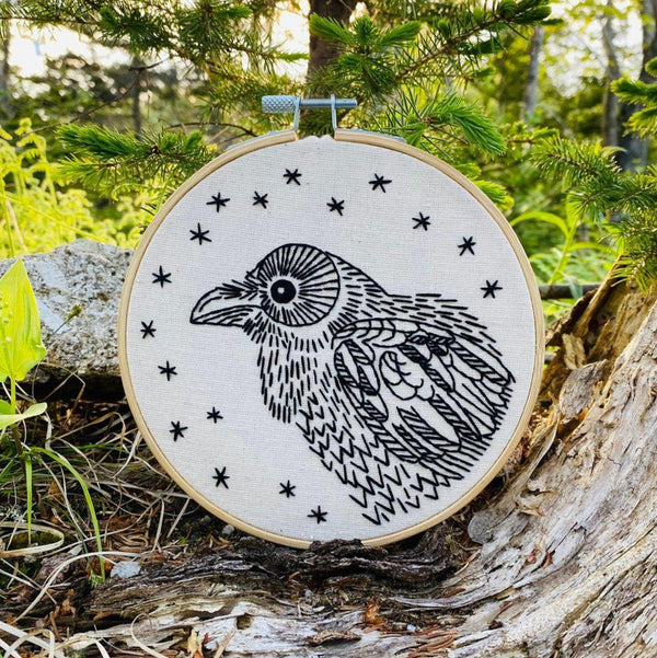 Raven Nevermore - Full Embroidery Kit