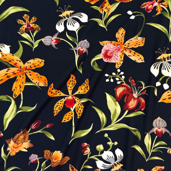 Rayon Viscose - Tropical Black