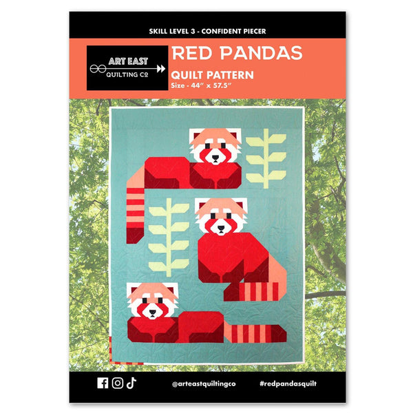 Red Pandas Quilt Pattern