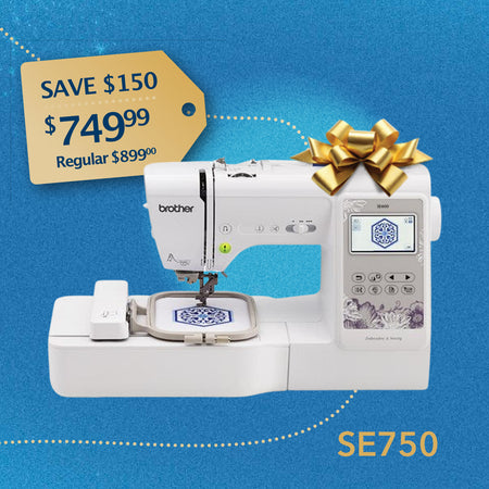 Brother SE750 Sewing and Embroidery Machine