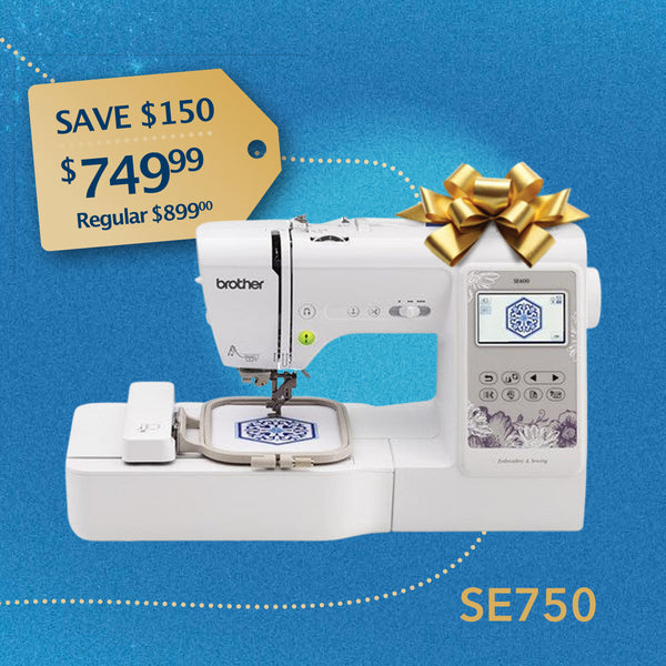 Brother SE750 Sewing and Embroidery Machine