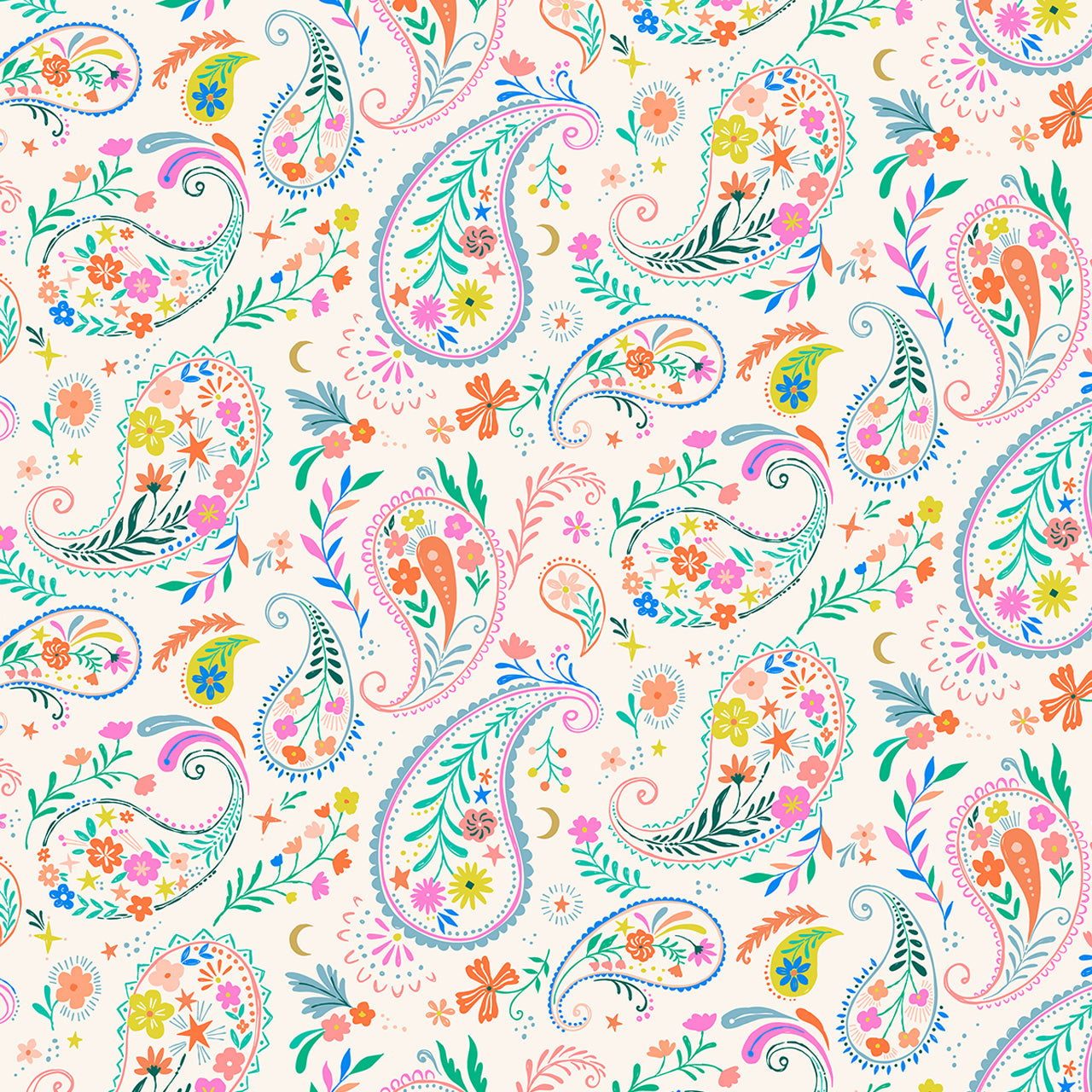 Songbird - Paisley - Cotton Fabric