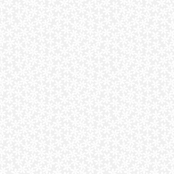 Monochrome - Floret - Cotton Fabric