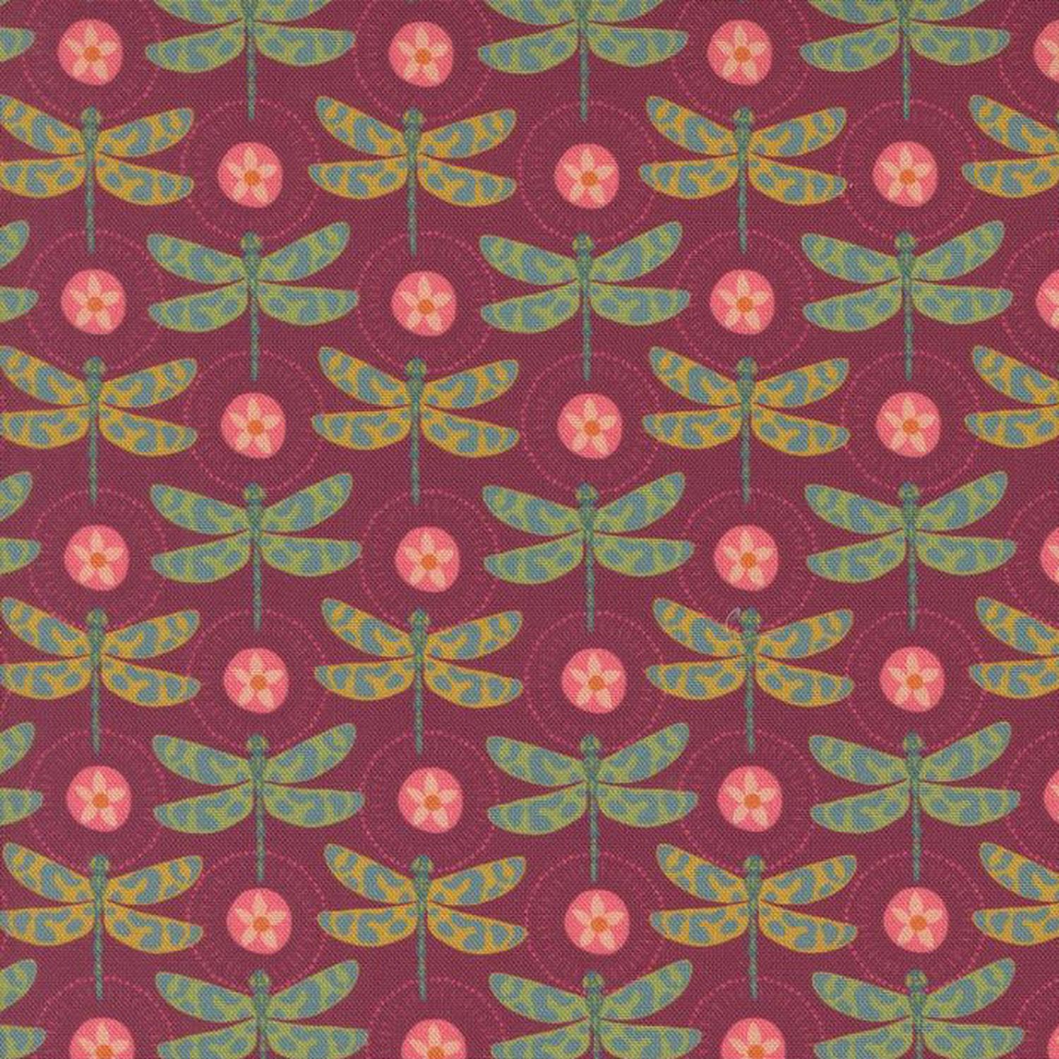 Sagewood - Aviators Rose Wine - Cotton Fabric
