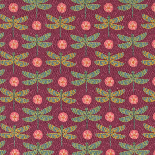 Sagewood - Aviators Rose Wine - Cotton Fabric