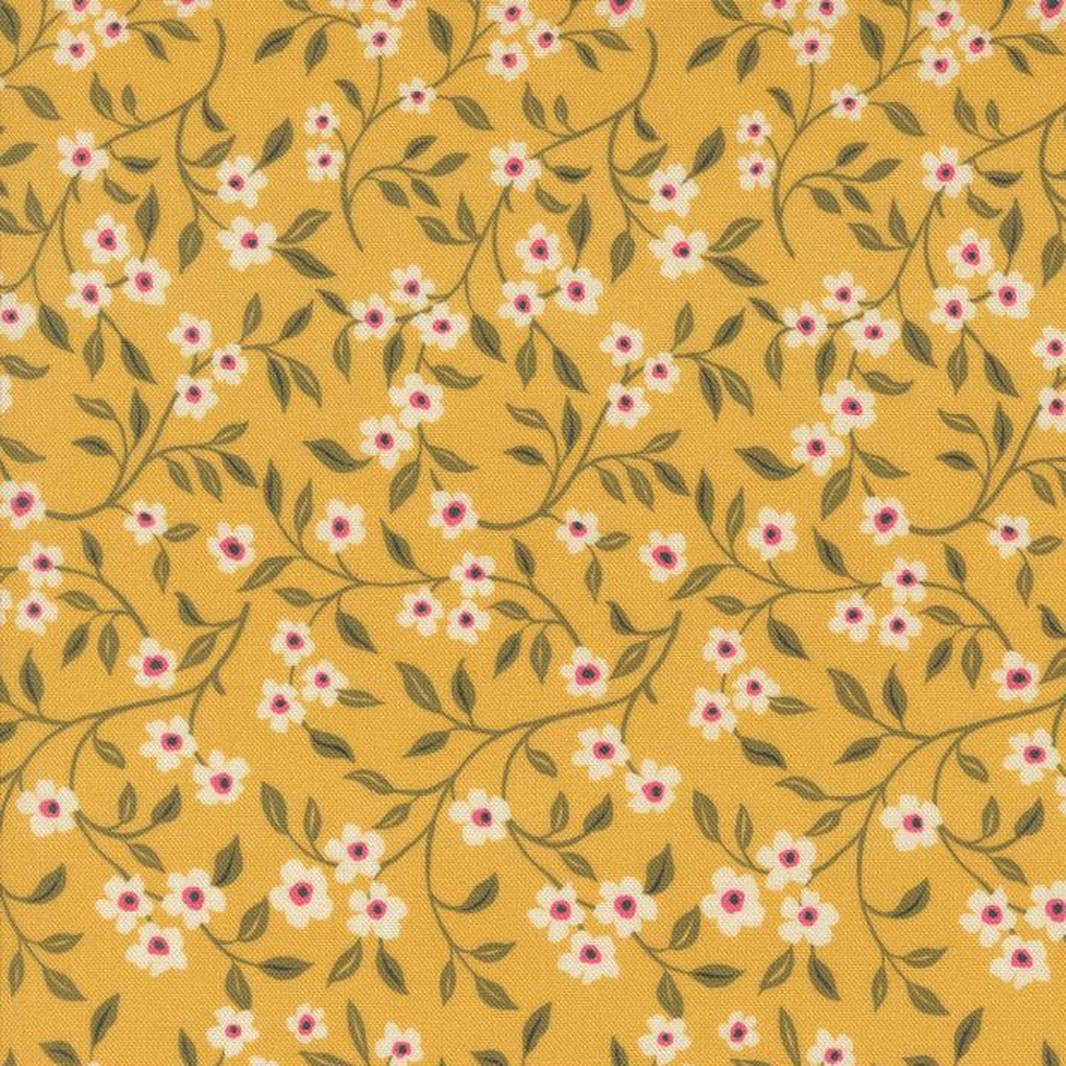 Sagewood - Dogwood Sunshine - Cotton Fabric